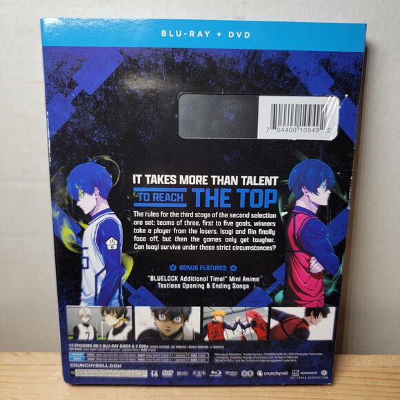 BLU-RAY / DVD Bluelock - Season 1, Part 2 w/ dust cover NEW / SEALED - Picture 2 of 2